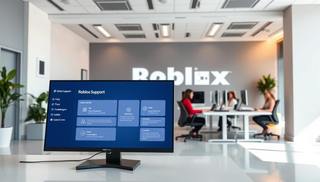 Roblox support system