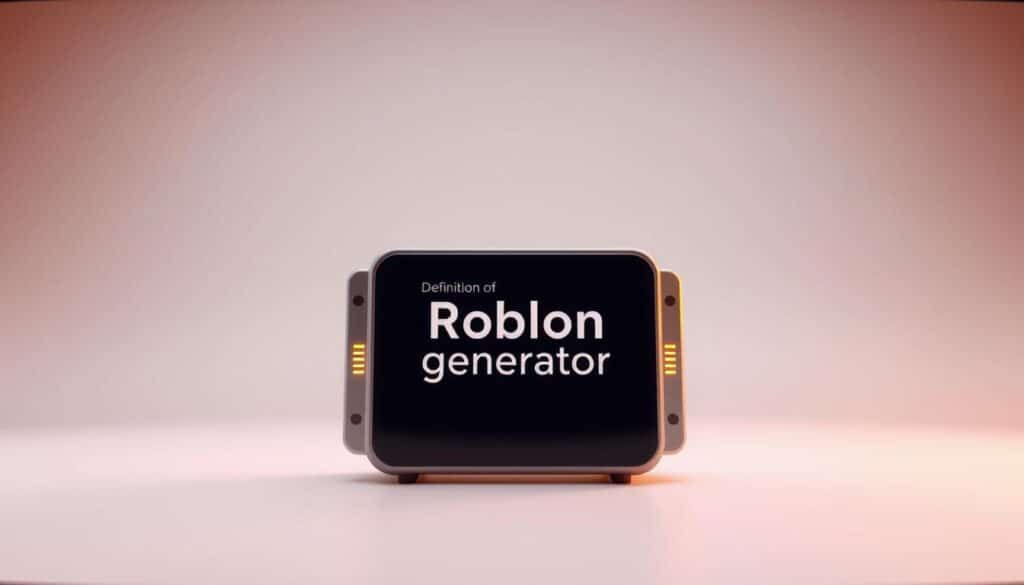 definition of Roblox generator