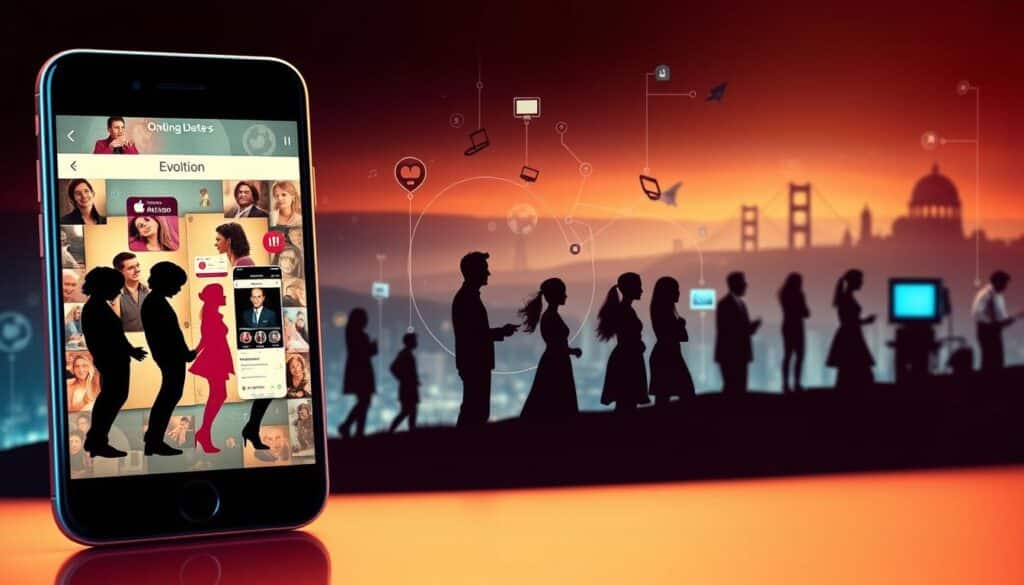 history of online dating