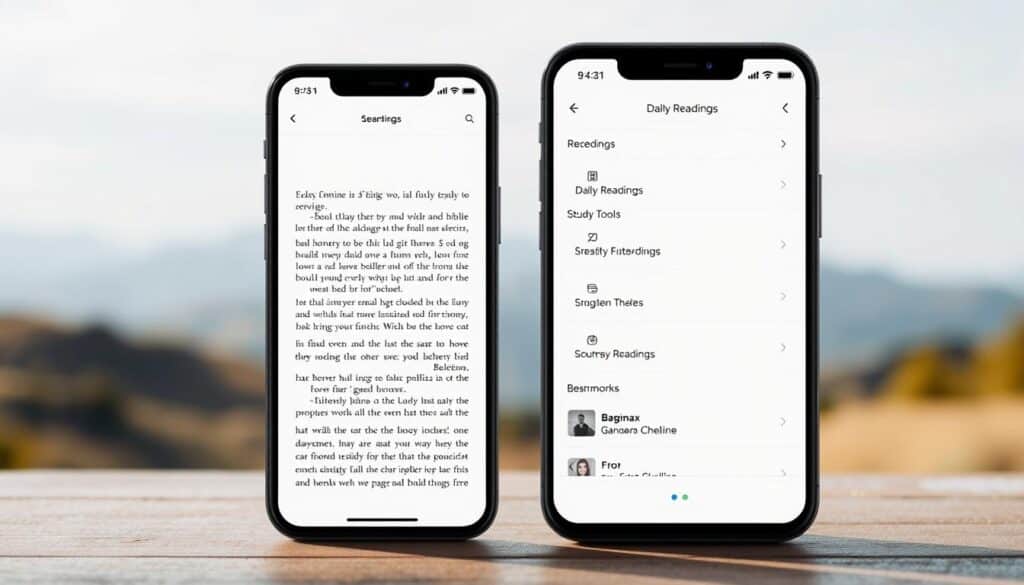 Bible app for daily inspiration and study