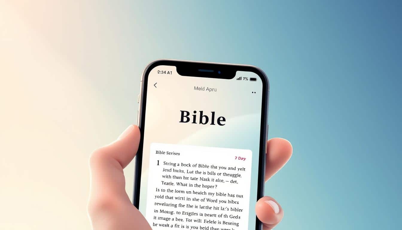 Bible app for daily inspiration