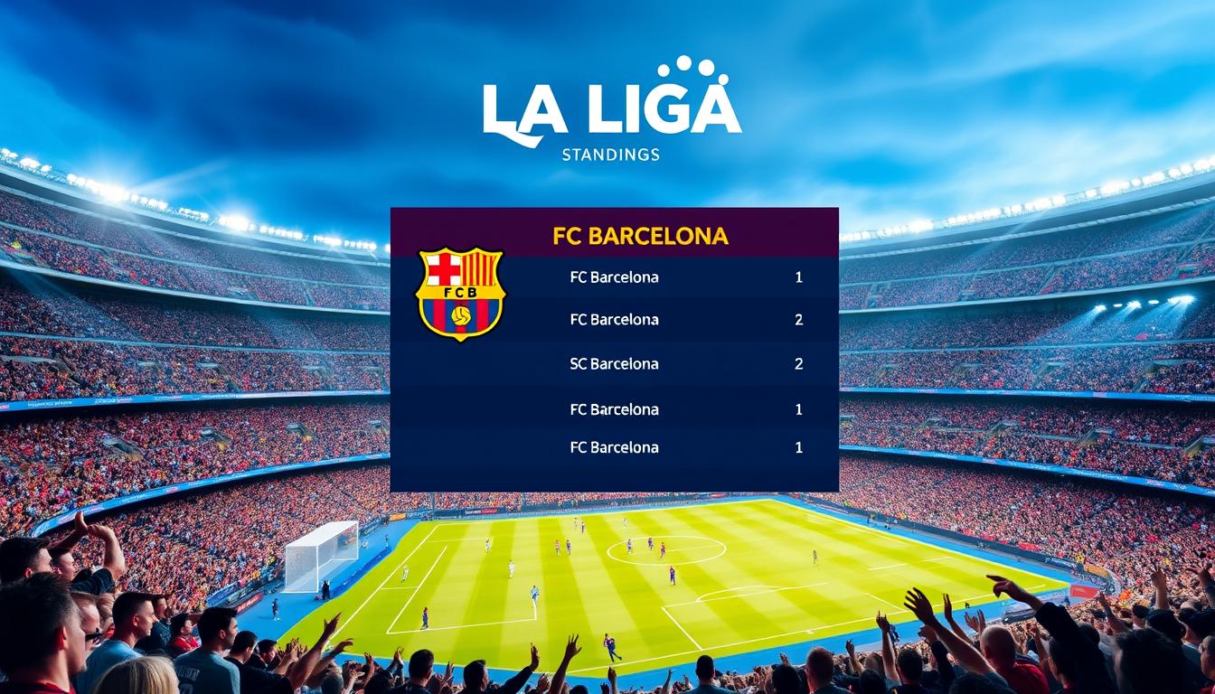 barcelona standings