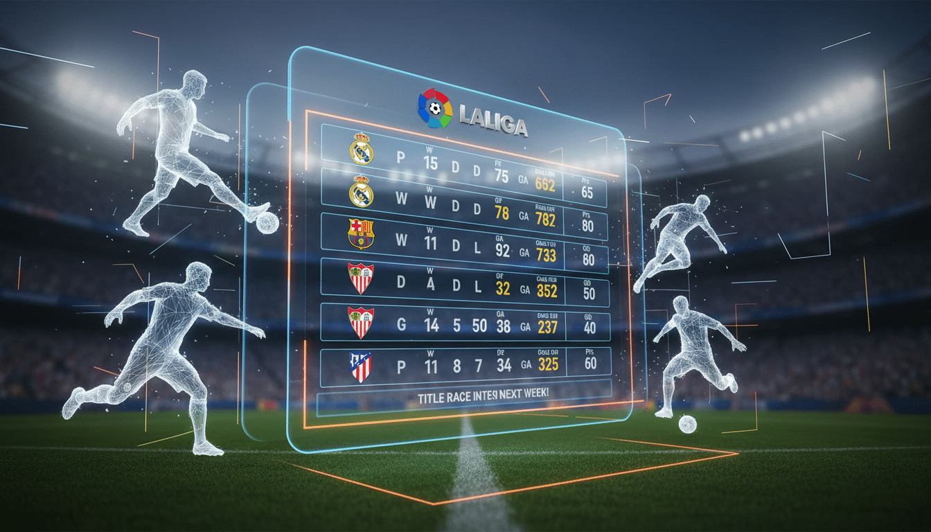 la liga table