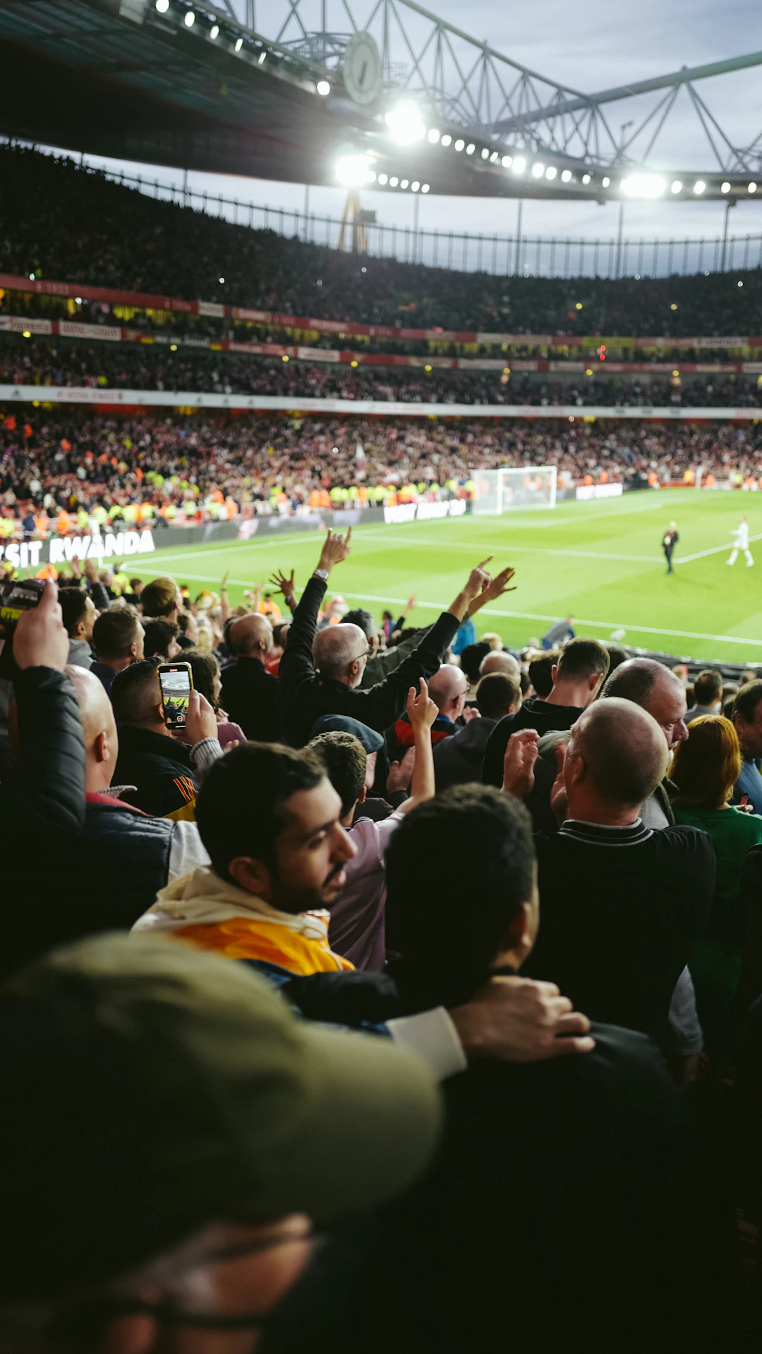 a crowd of people in a stadium